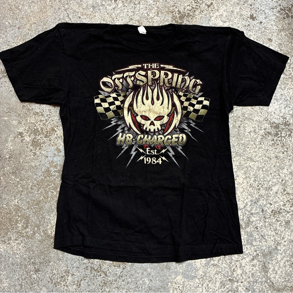 Offspring Black Skull Graphic Tee